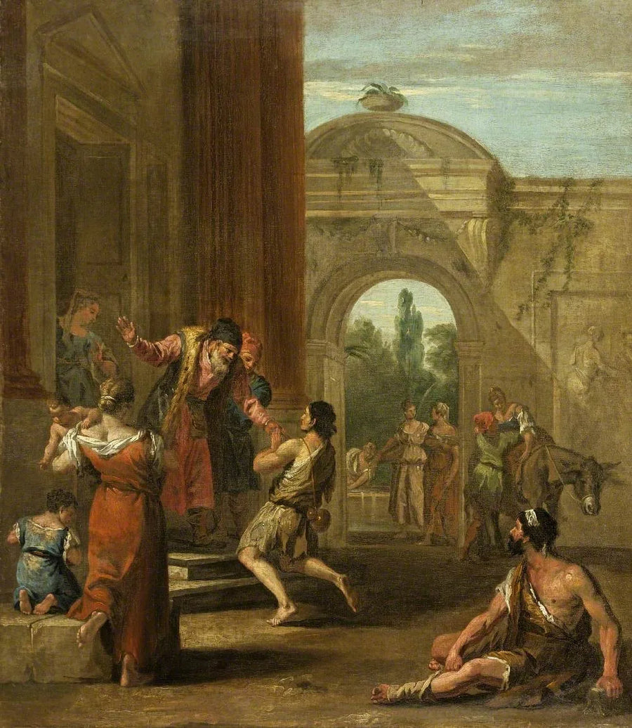 Le retour du fils prodigue - Sebastiano Ricci