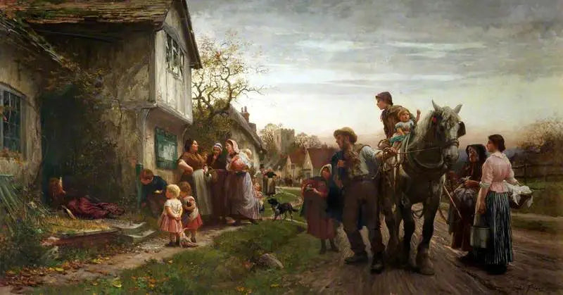 Le retour du pénitent - Luke Fildes