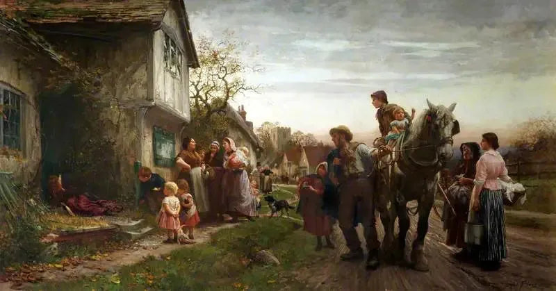 Le retour du pénitent - Luke Fildes image 1 reproduction artisanale de tableau