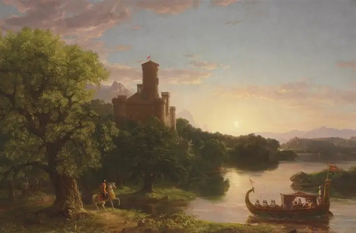 Le retour du tournoi - Thomas Cole