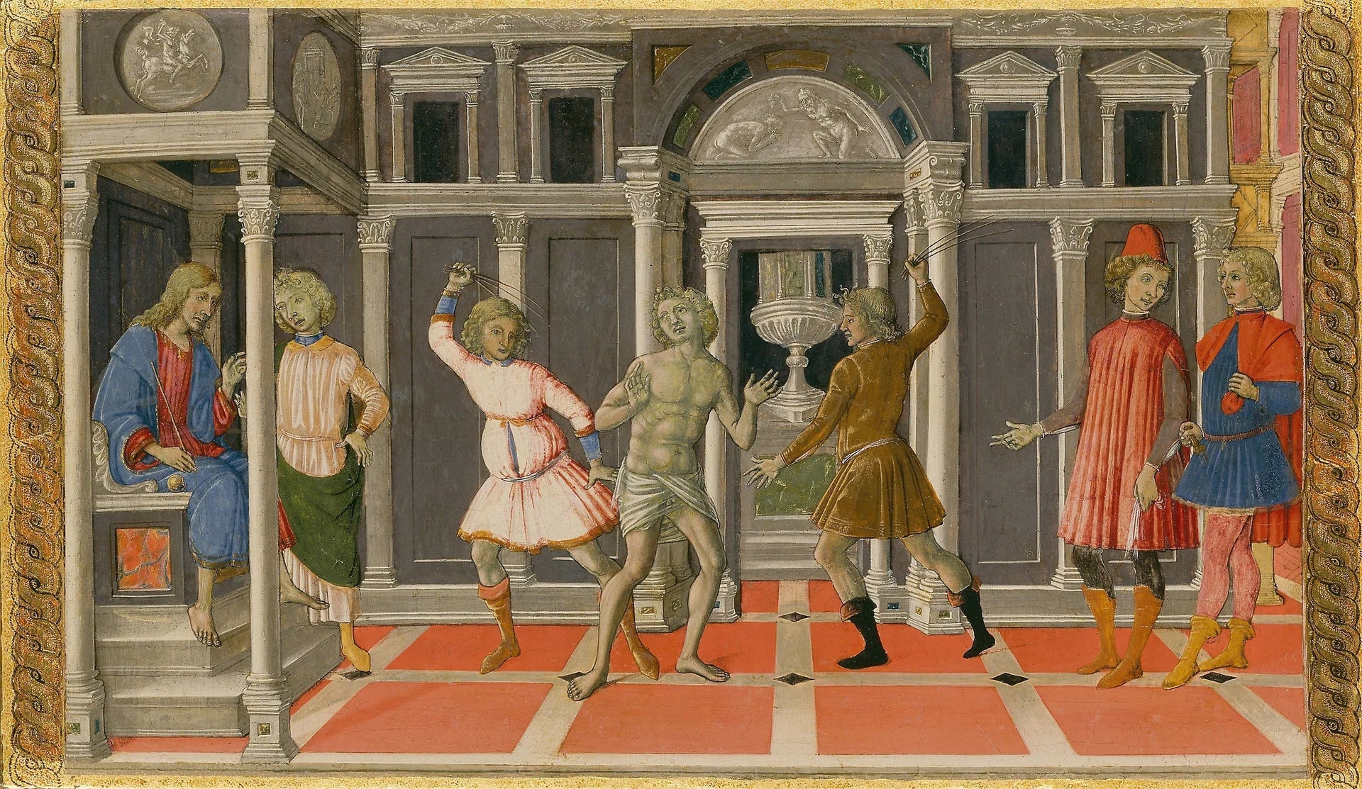 Le Rêve de Saint Jérôme - Matteo di Giovanni image 1 tableau peint à l’huile sur toile