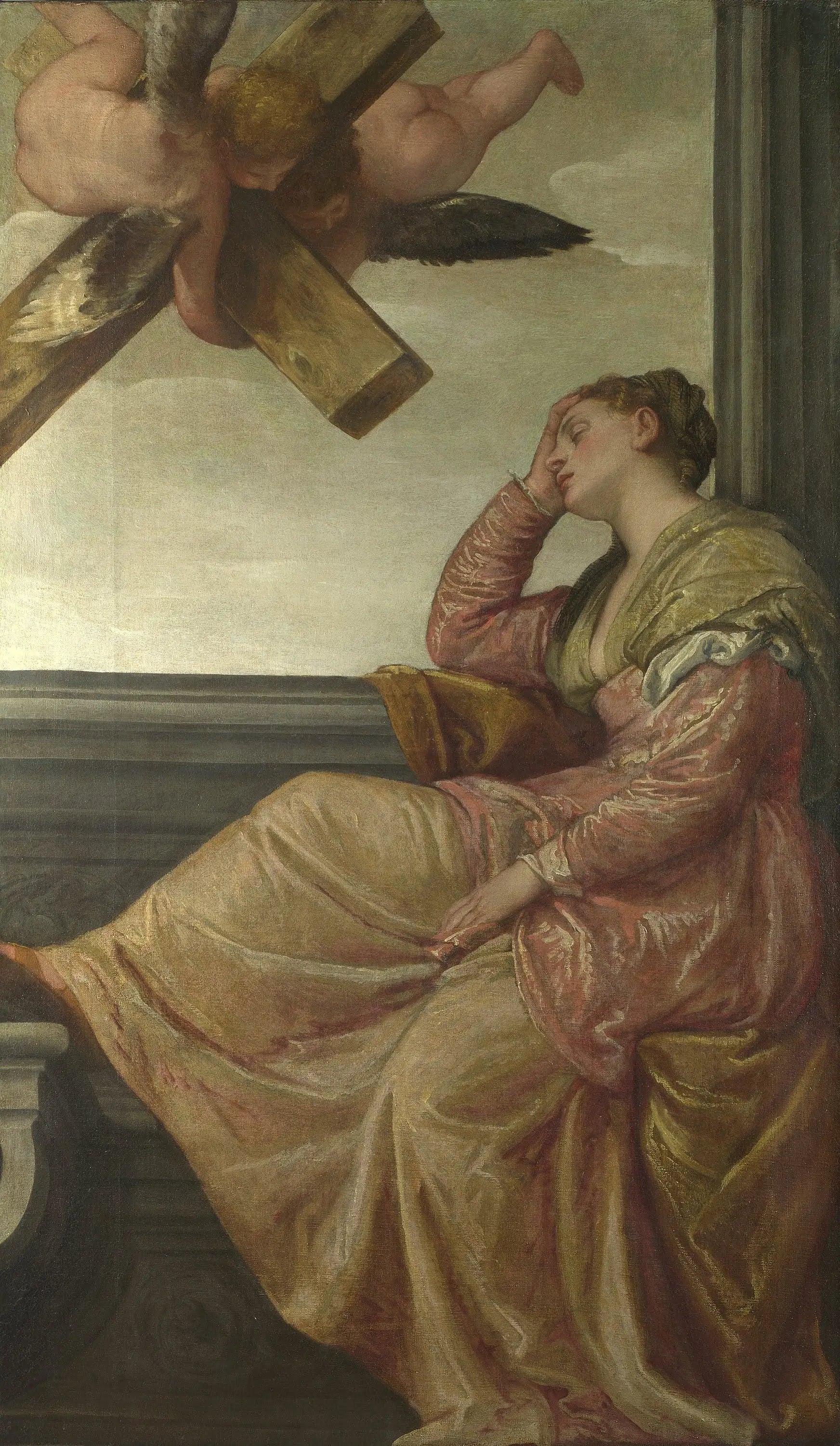Le rêve de Sainte-Hélène - Paul Véronèse image 1 copie de tableau peinte à la main