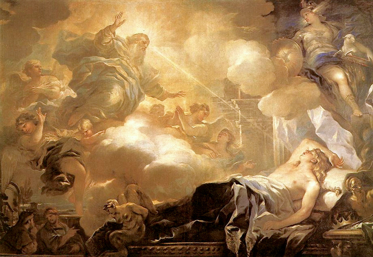 Le Rêve de Salomon - Luca Giordano image 1 tableau peint à l’huile sur toile