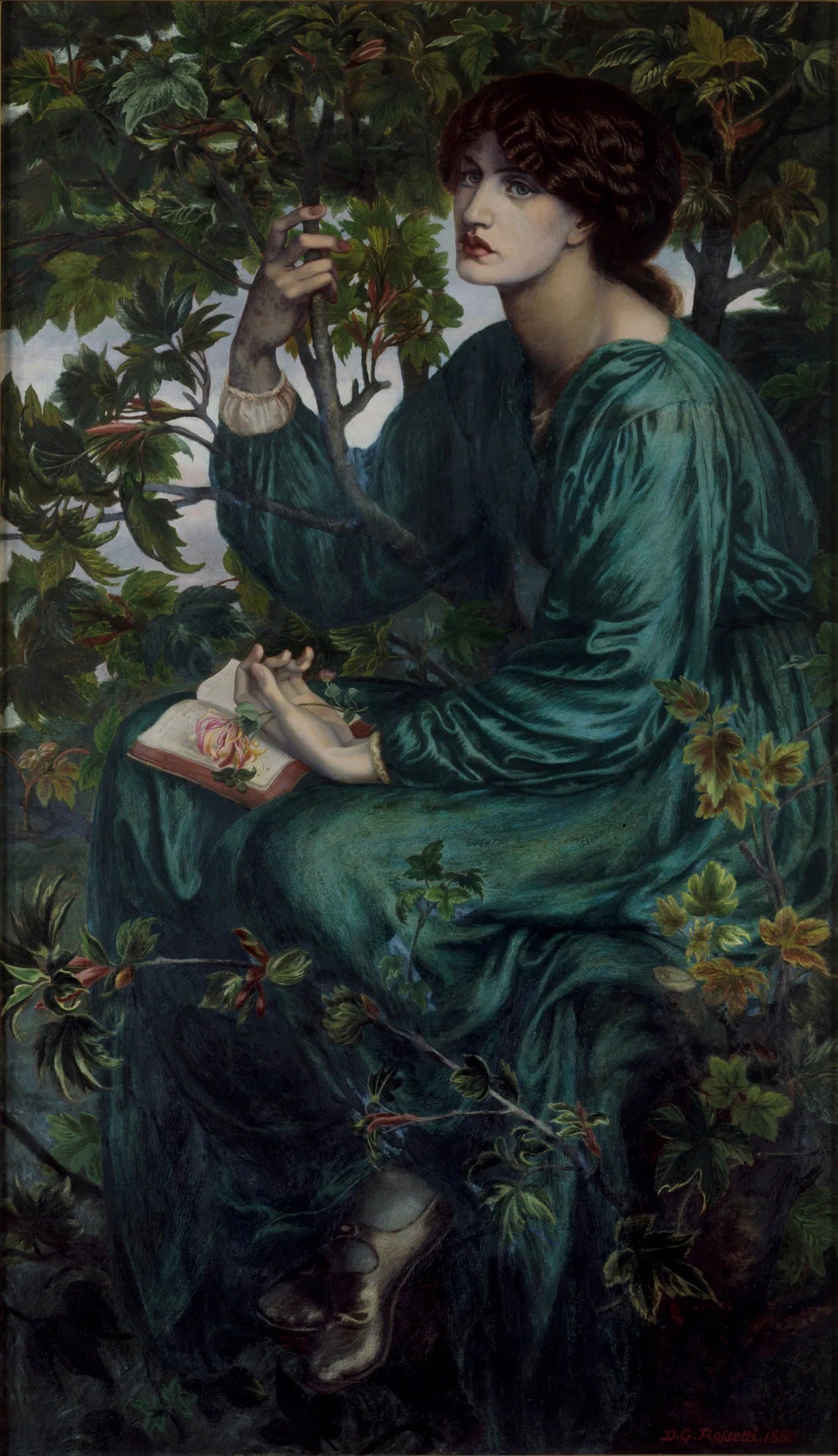 Le rêve éveillé - Dante Gabriel Rossetti image 1 tableau peint à l’huile sur toile
