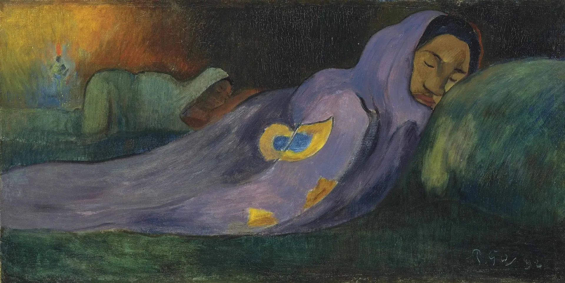 Le rêve - Paul Gauguin image 1 copie de tableau peinte à la main