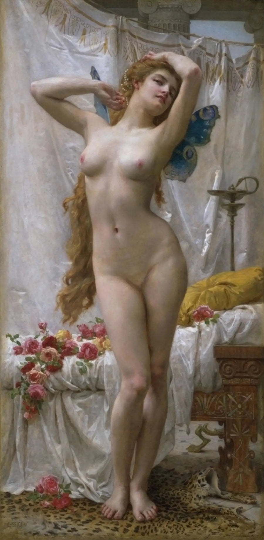 Le Réveil de Psyché - Guillaume Seignac image 1 tableau peint à l’huile sur toile