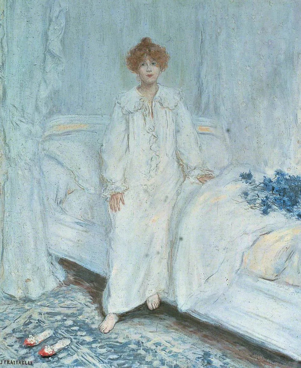 Le Réveil - Jean-François Raffaëlli image 1 copie de tableau peinte à la main