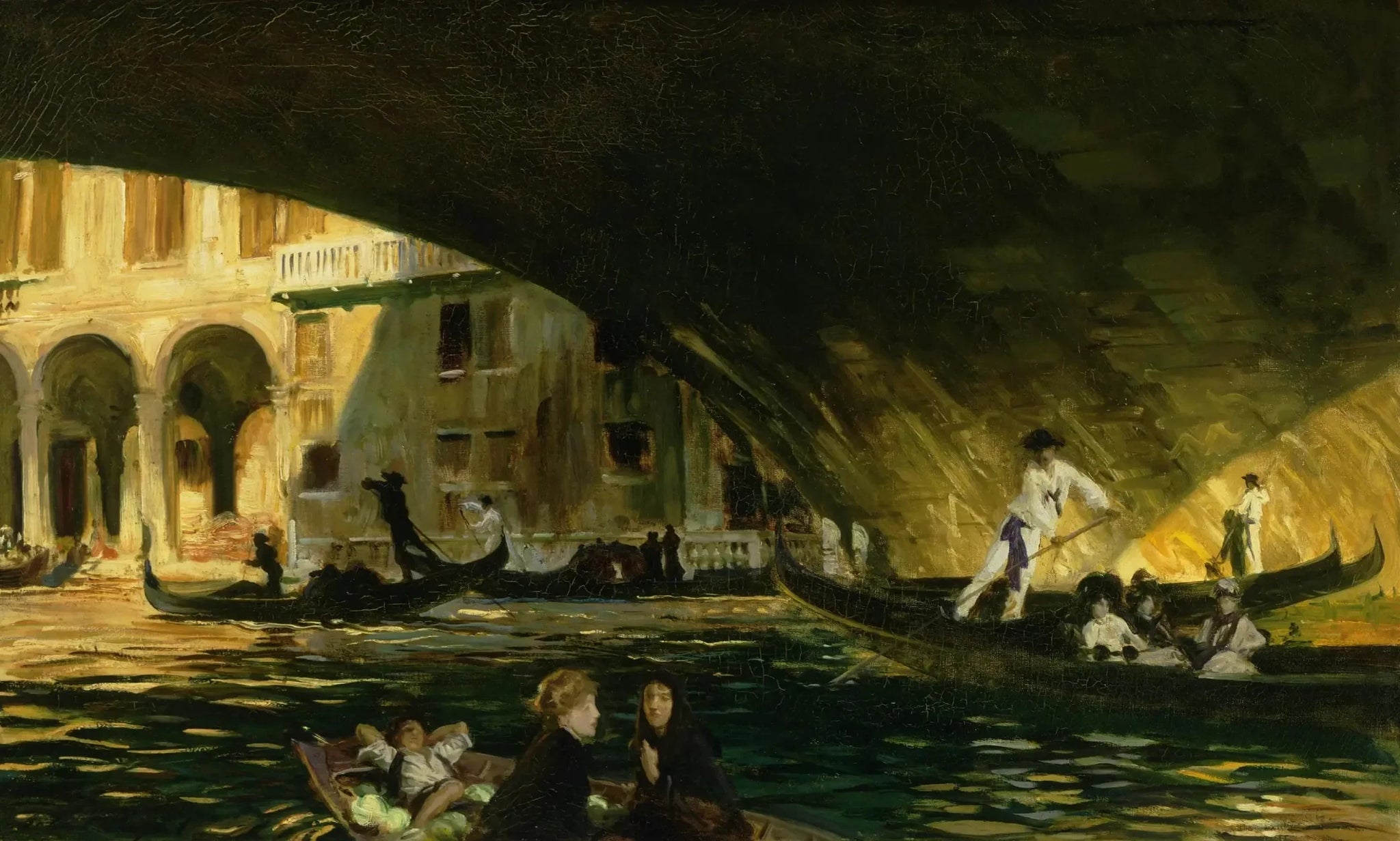 Le Rialto, Venise - John Singer Sargent image 1 tableau peint à l’huile sur toile
