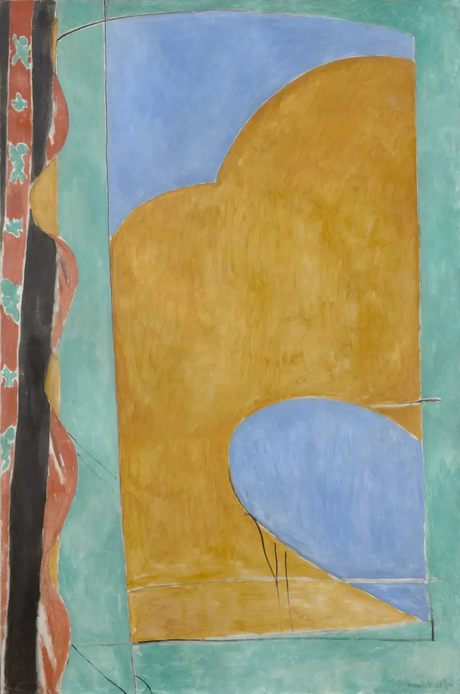 Le Rideau jaune - Henri Matisse
