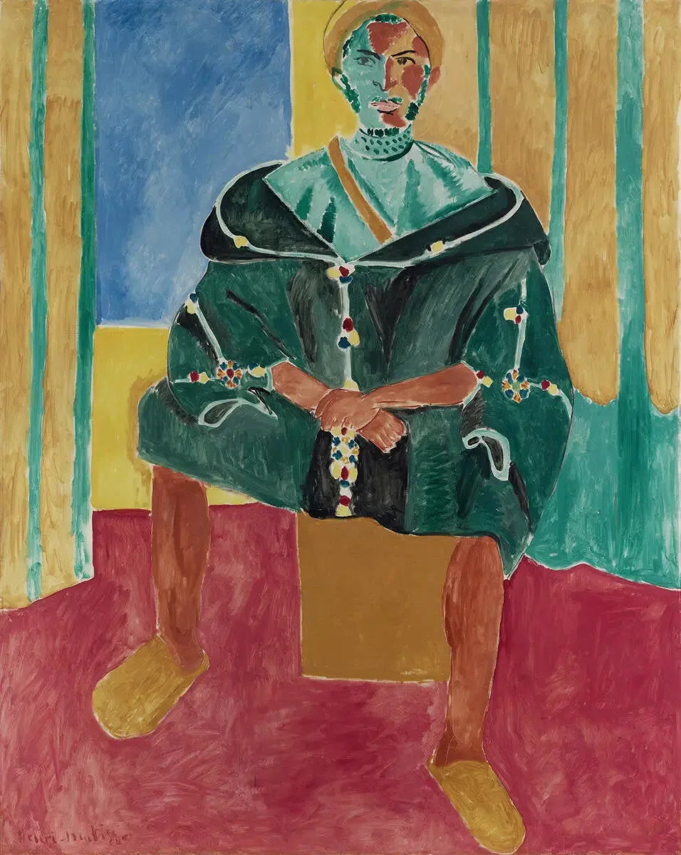 Le Rifain assis - Henri Matisse image 1 copie de tableau peinte à la main