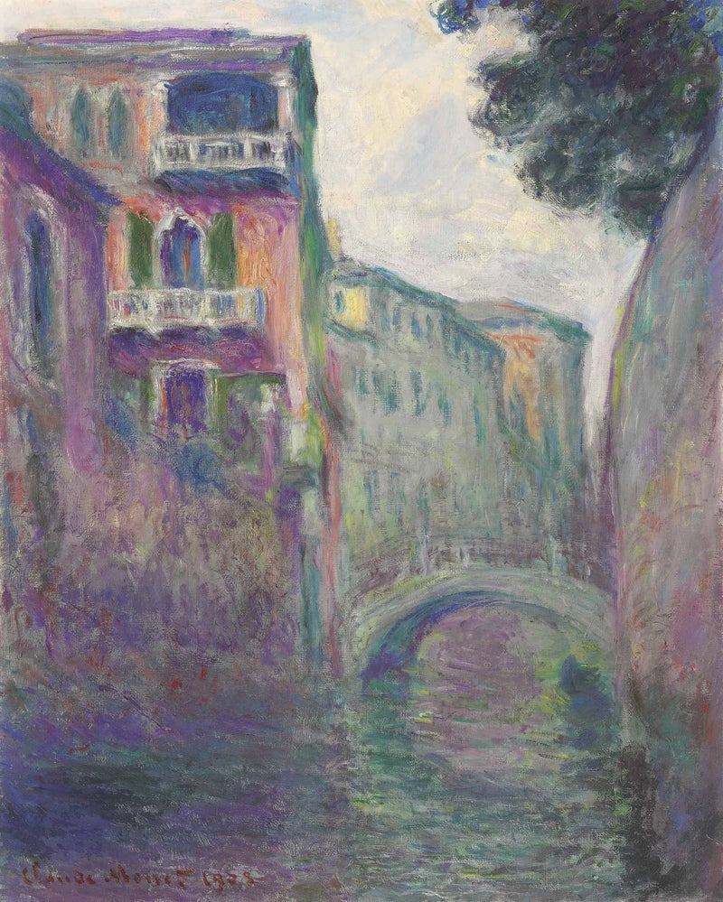 Le Rio de la Salute - Claude Monet