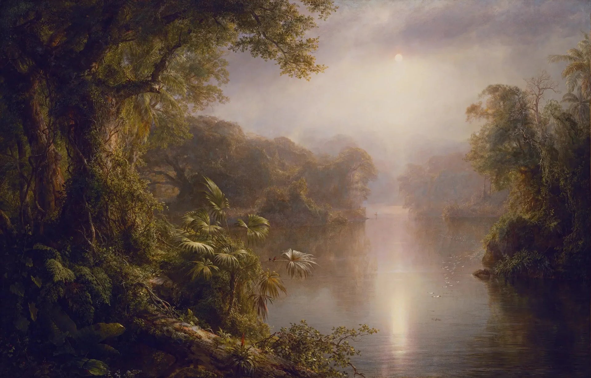 Le Rio de Luz - Frederic Edwin Church image 1 reproduction de peinture à l’huile