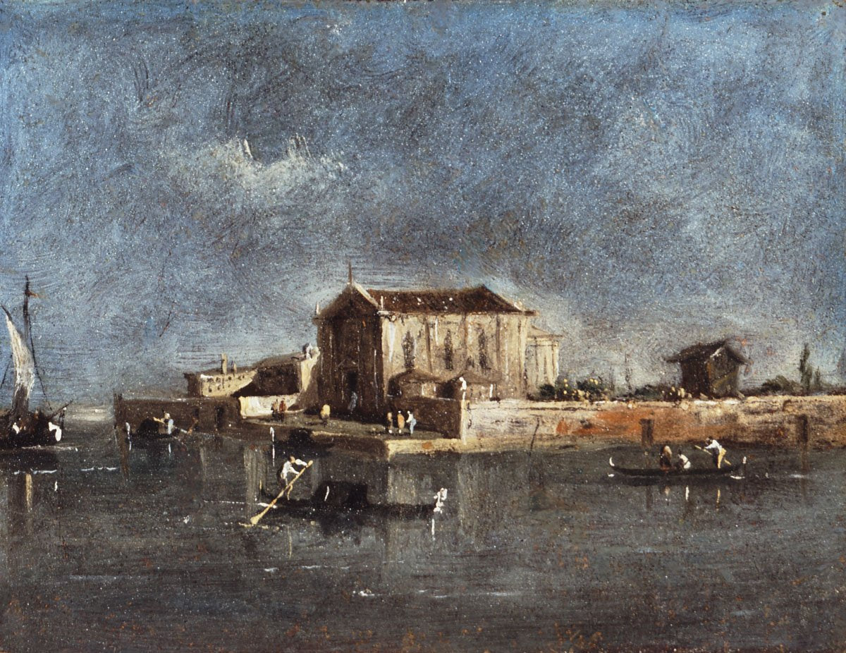 Le Rio dei Mendicanti à Venise - Francesco Guardi image 1 copie peinte à la main à l’huile
