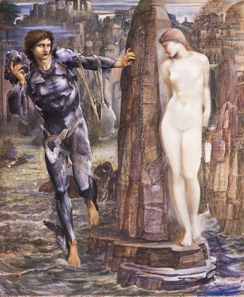 Le Rocher du Destin - Edward Burne-Jones image 1 tableau peint à l’huile sur toile