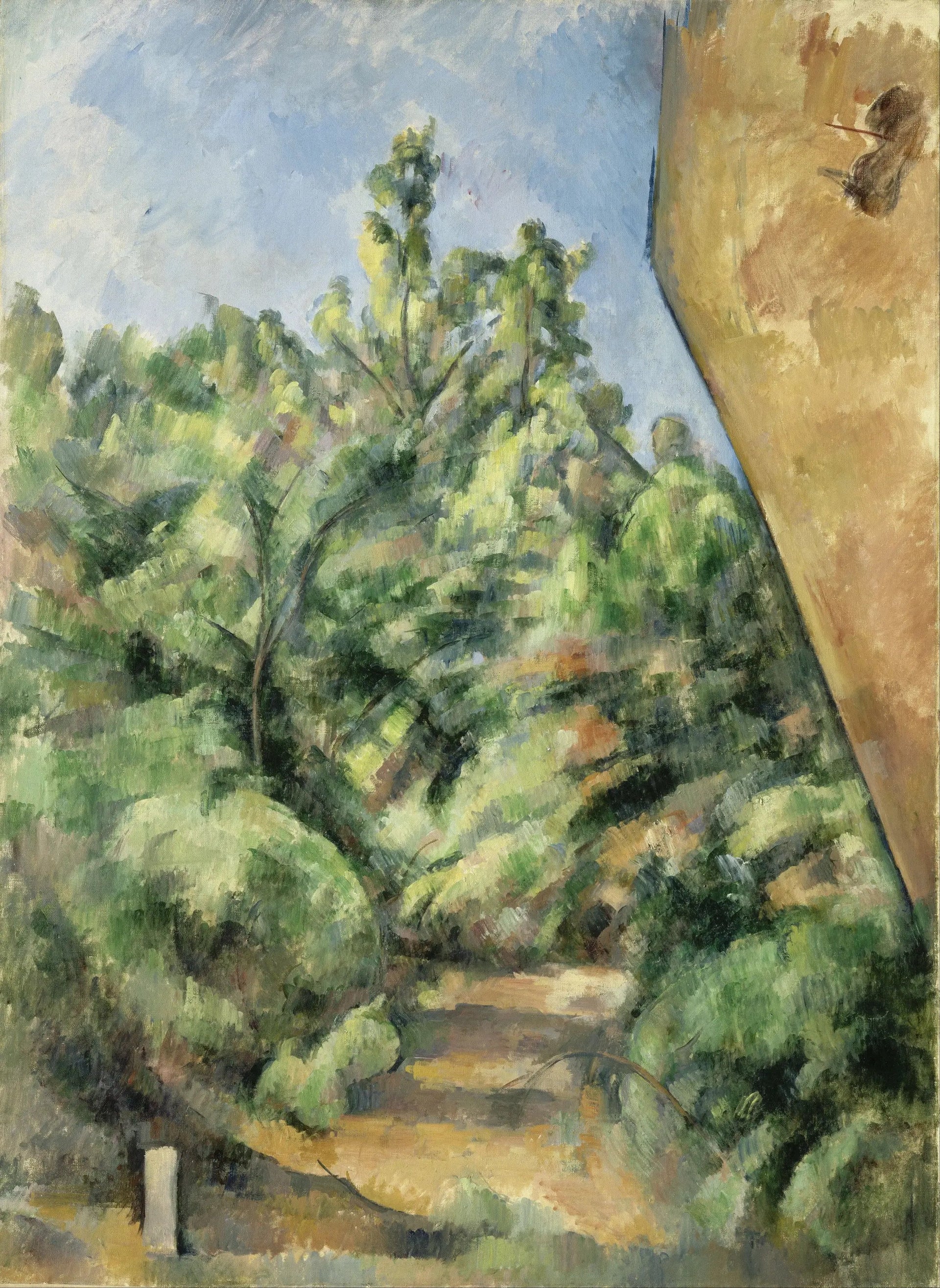 Le Rocher rouge - Paul Cézanne image 1 reproduction de peinture à l’huile
