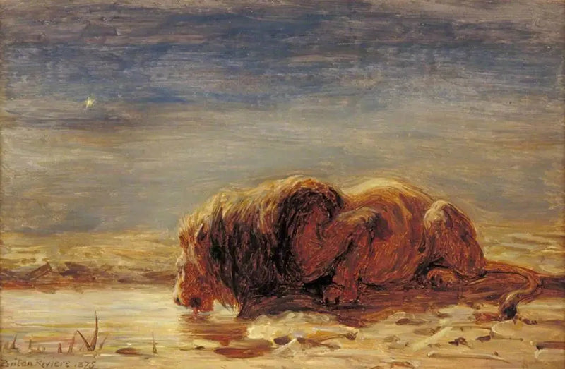 Le roi boit - Briton Rivière