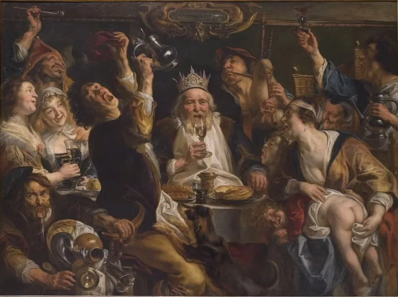 Le roi boit - Jacob Jordaens