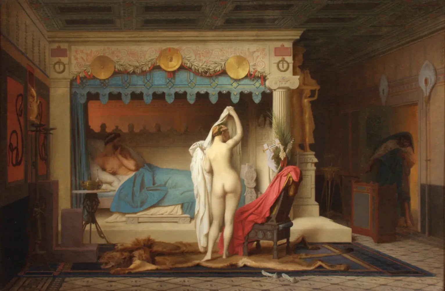 Le Roi Candaule - Jean-Léon Gérôme image 1 copie de tableau peinte à la main