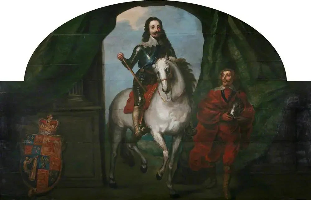 Le roi Charles Ier (1600-1649) et son écuyer M. de St Antoine, chevalier d'Epergnon - Antoine van Dyck image 1 reproduction d’œuvre d’art à l’huile