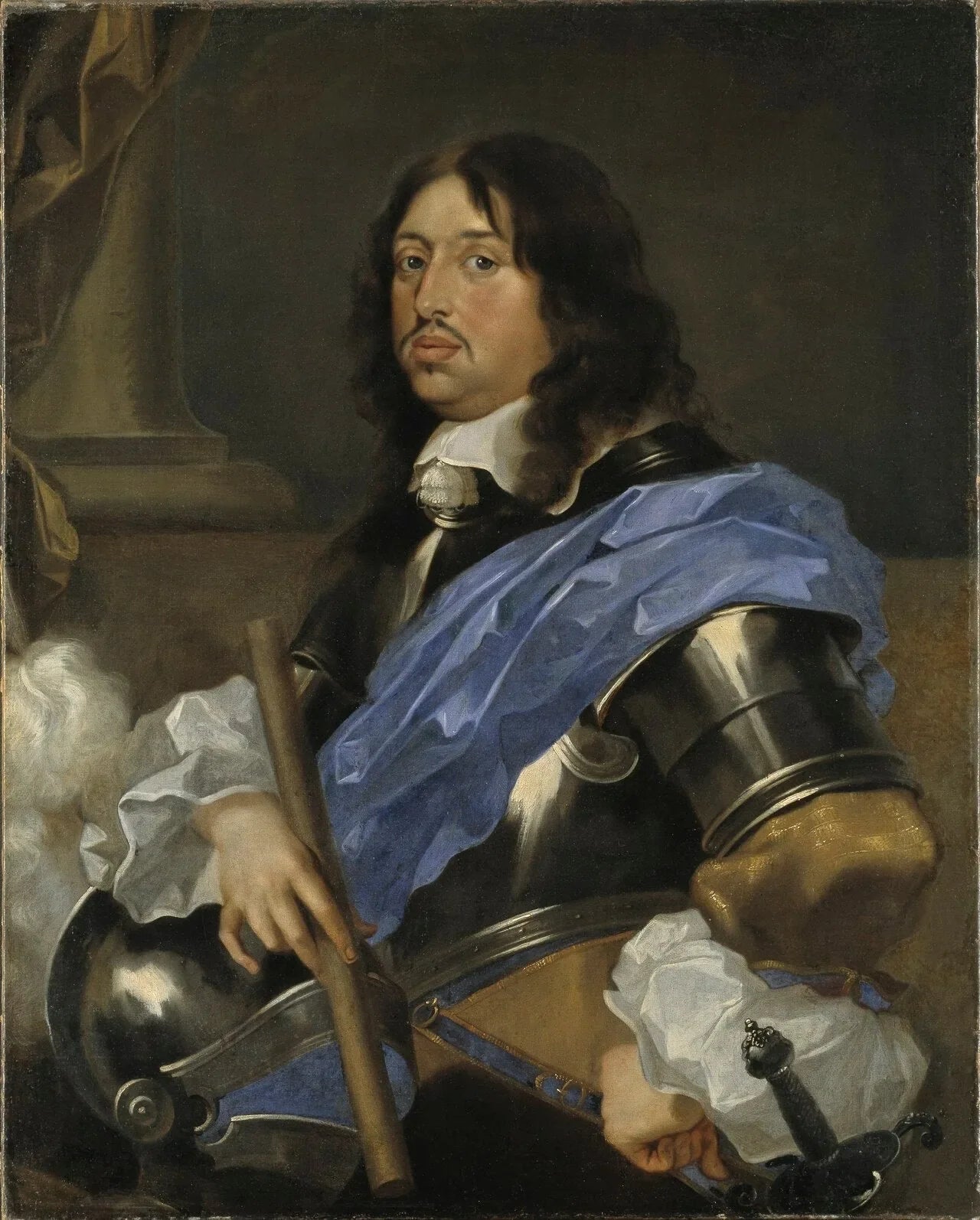 Le roi Charles X Gustave - Sébastien Bourdon image 1 copie de tableau peinte à la main