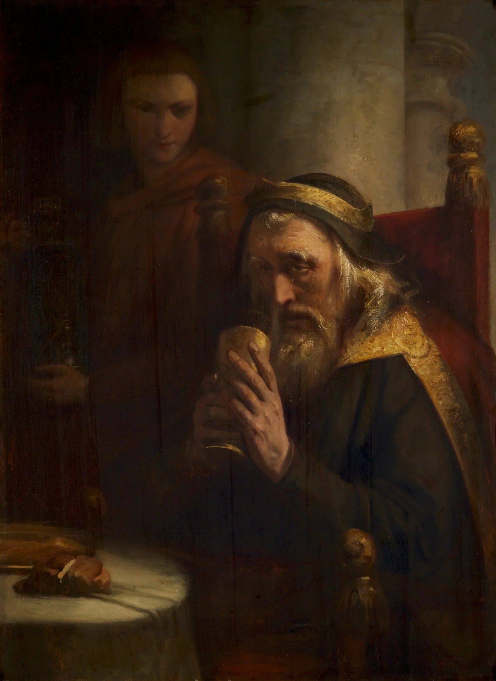 Le roi de Thulé - Ary Scheffer image 1 tableau peint à l’huile sur toile