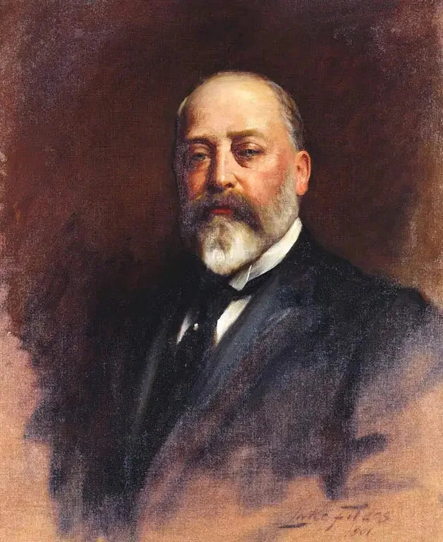 Le roi Édouard VII (1841-1910) - Luke Fildes image 1 tableau peint à l’huile sur toile