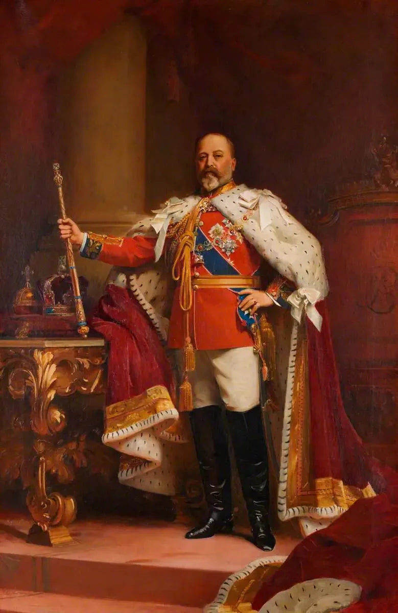 Le roi Édouard VII (1841–1910) - Luke Fildes image 1 reproduction artisanale de tableau