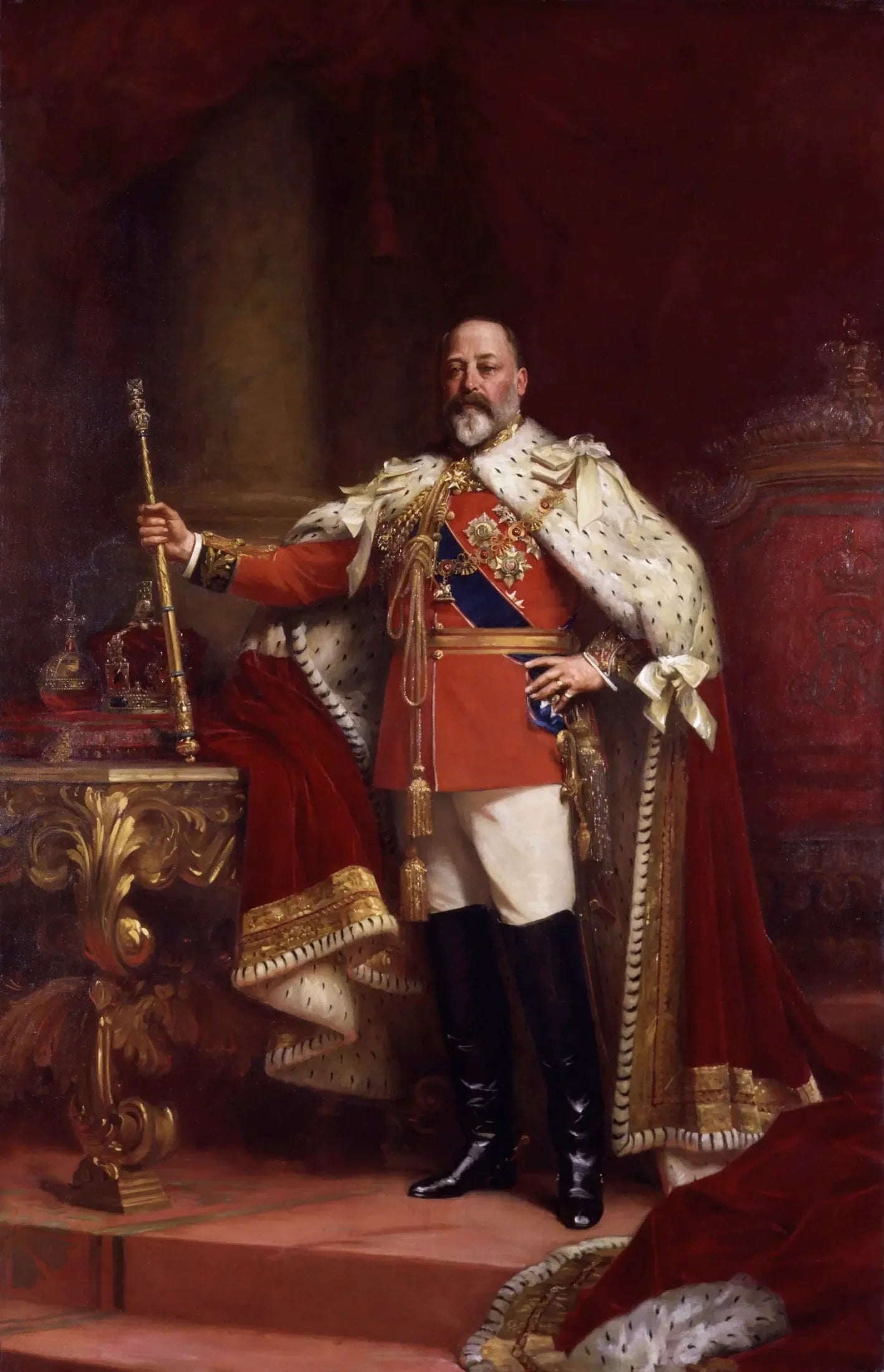Le roi Édouard VII - Luke Fildes image 1 reproduction réalisée par Alpha Reproduction