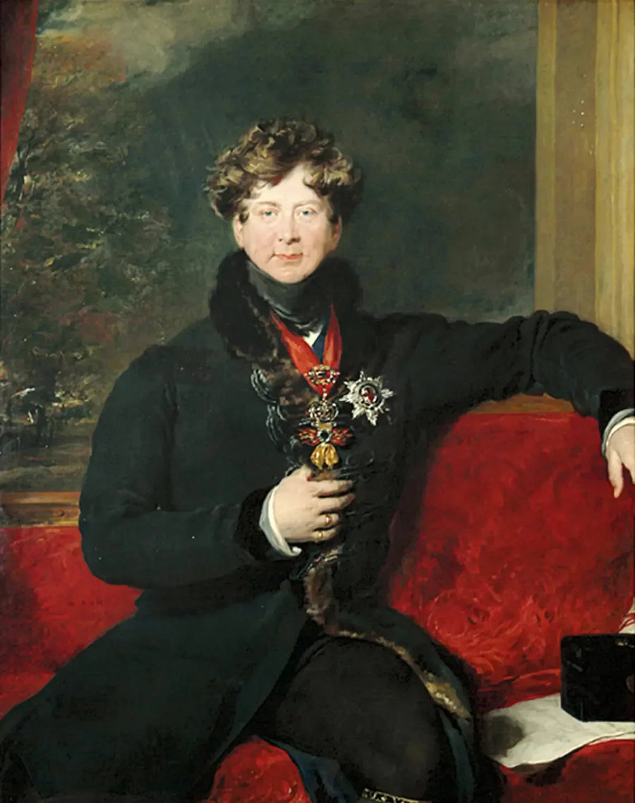 Le roi George IV assis, en tenue du matin - Thomas Lawrence