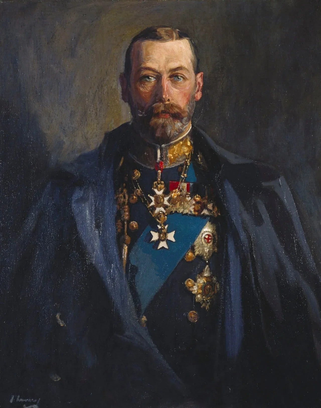 Le roi George V (1865-1936) - John Lavery image 1 reproduction de peinture à l’huile