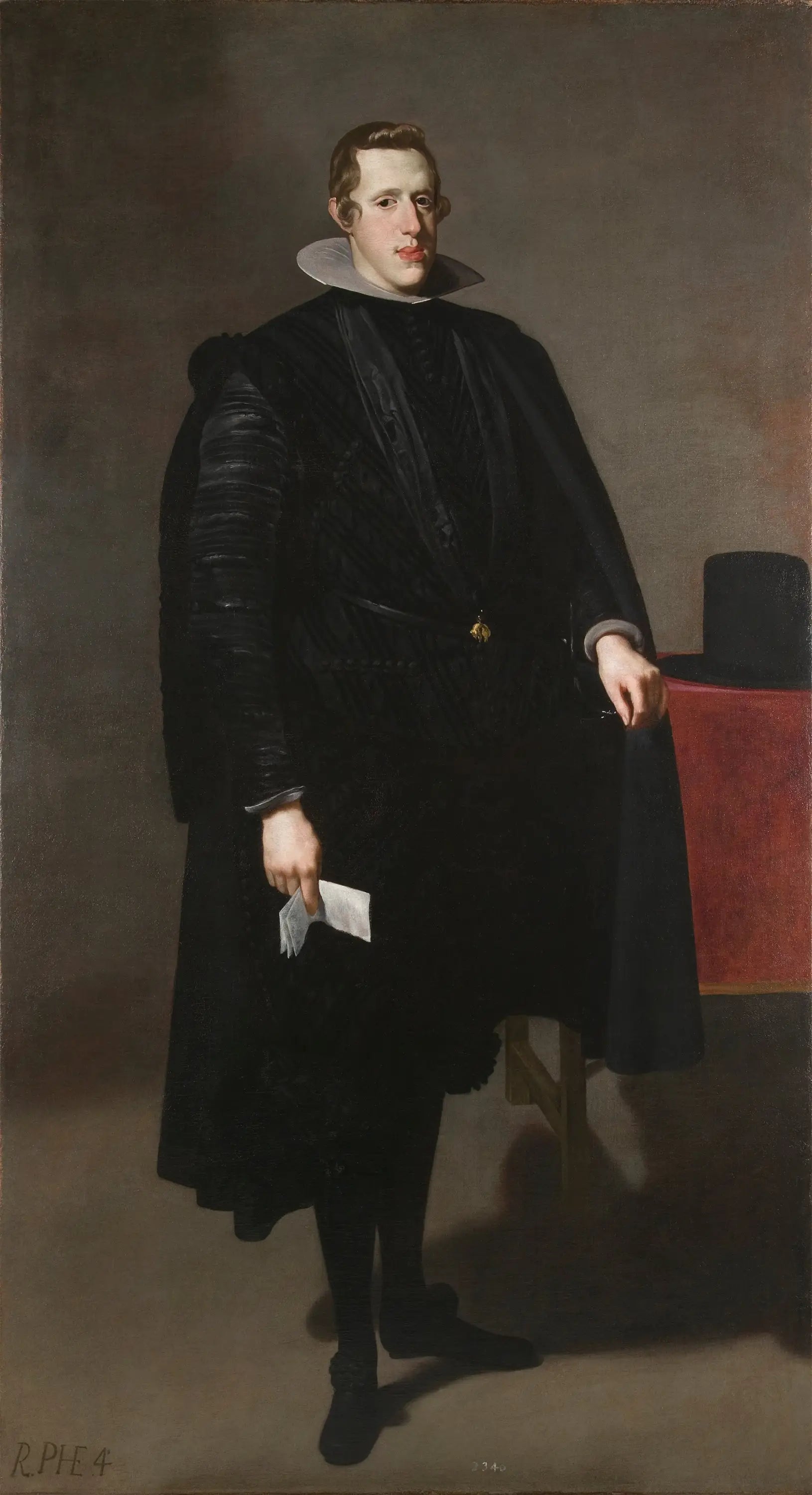 Le roi Philippe IV d'Espagne - Diego Velázquez image 1 reproduction artisanale de tableau