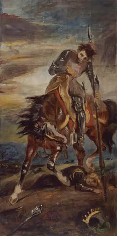 Le roi Rodrigue - Eugène Delacroix