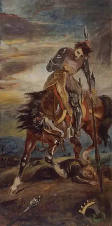 Le roi Rodrigue - Eugène Delacroix