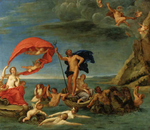 Le royaume maritime, Neptune et Amphitrite - Francesco Albani