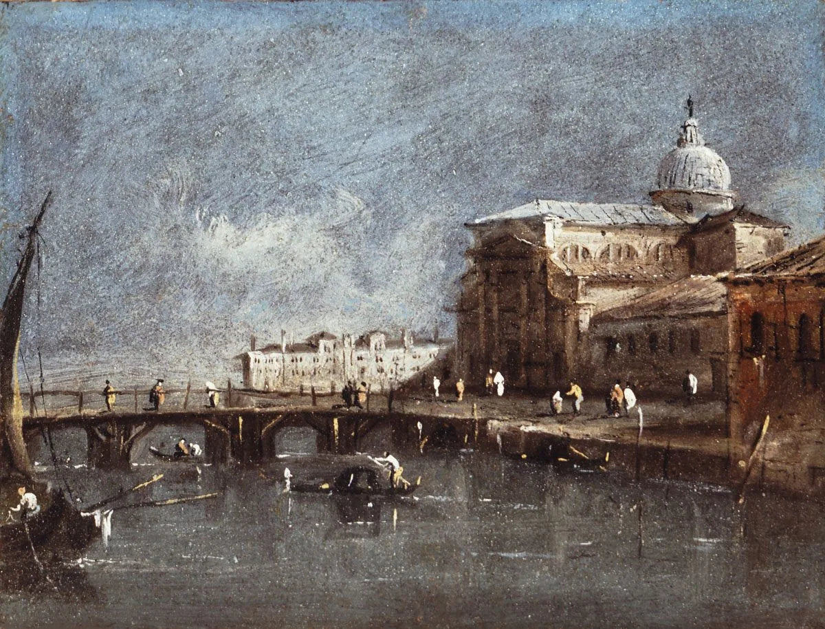 Le S. Pietro di Castello à Venise - Francesco Guardi image 1 reproduction artisanale de tableau