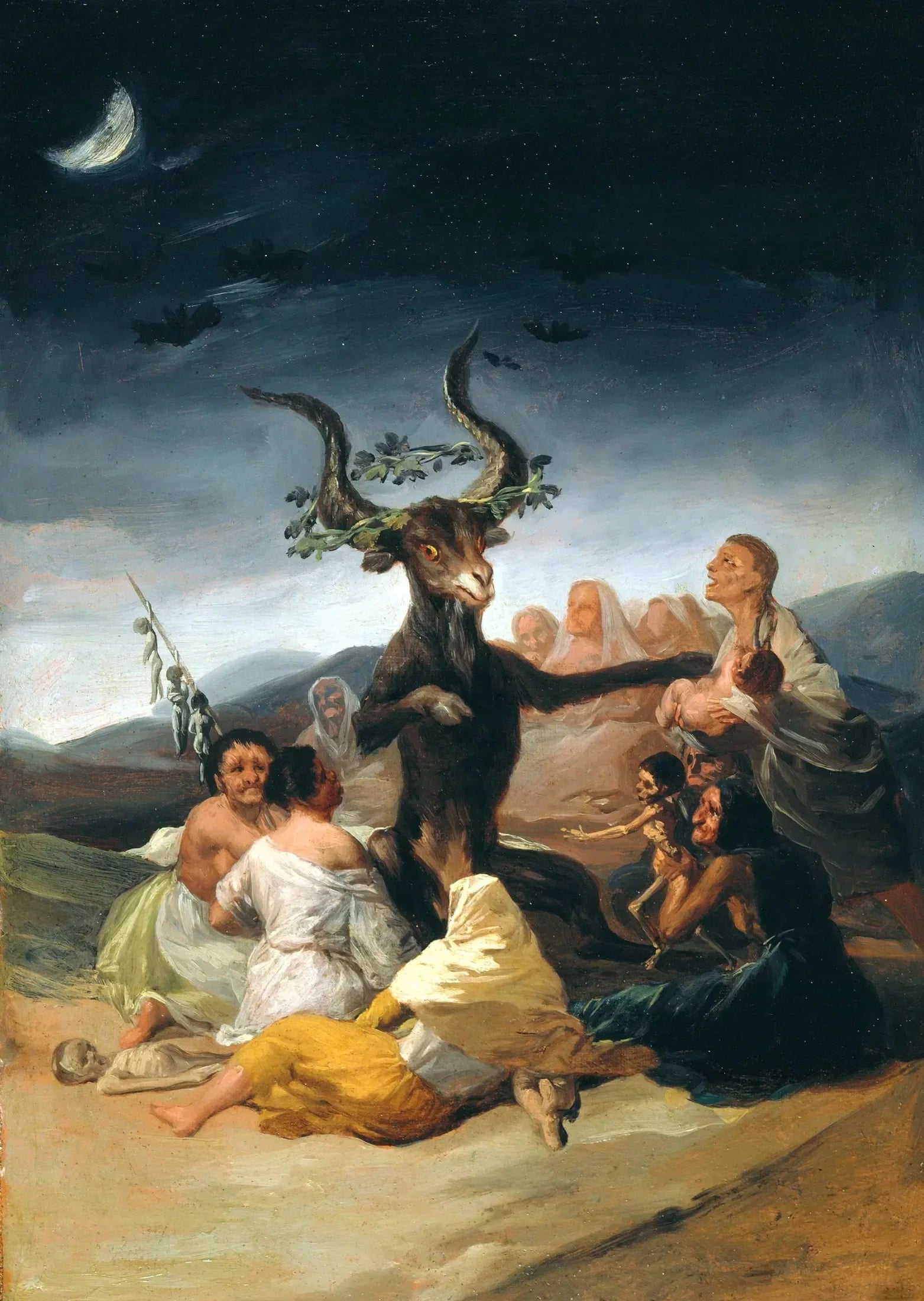Le Sabbat des sorcières - Francisco de Goya image 1 reproduction réalisée par Alpha Reproduction