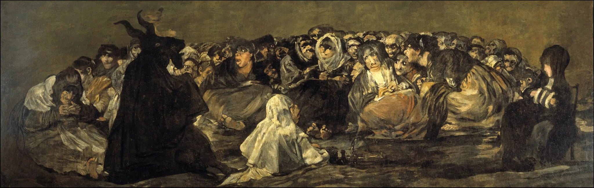 Le Sabbat des sorcières - Francisco de Goya image 1 tableau peint à l’huile sur toile