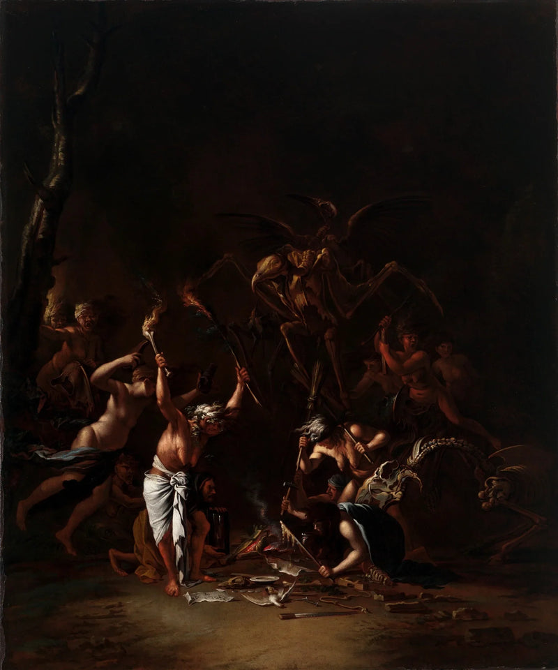 Le sabbat des sorcières - Salvator Rosa