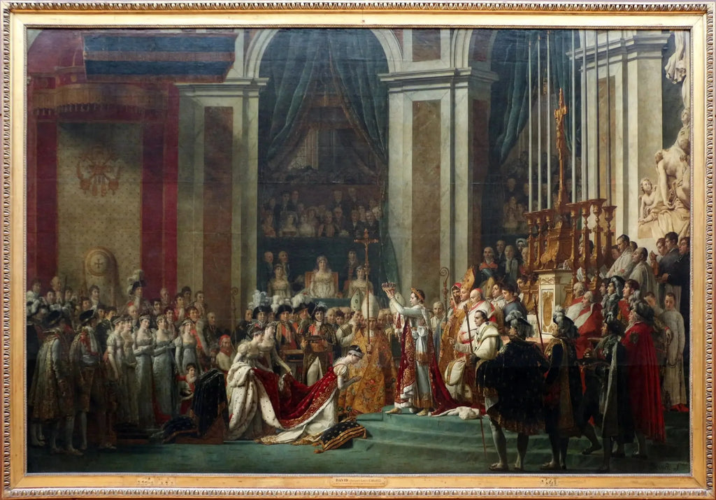 Le Sacre de Napoléon - Jacques-Louis David image 2 reproduction de peinture à l’huile