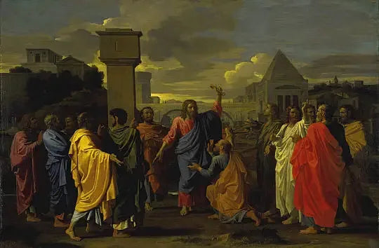 Le Sacrement d'ordination - Nicolas Poussin image 1 reproduction artisanale de tableau