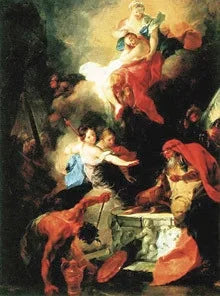Le Sacrifice d'Iphigénie - Franz Anton Maulbertsch image 1 reproduction artisanale de tableau