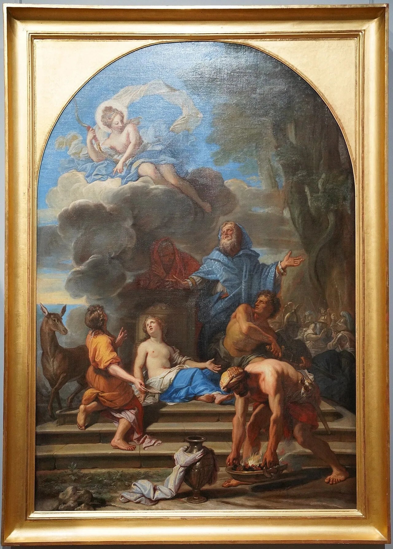 Le Sacrifice d'Iphigénie - Jean-Baptiste Jouvenet image 1 tableau peint à l’huile sur toile