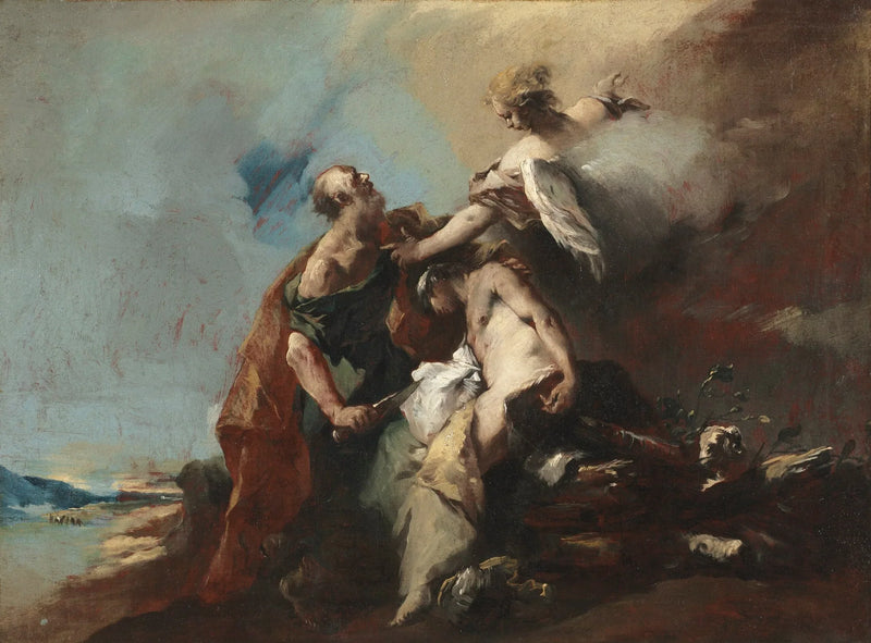Le sacrifice d'Isaac - Francesco Guardi