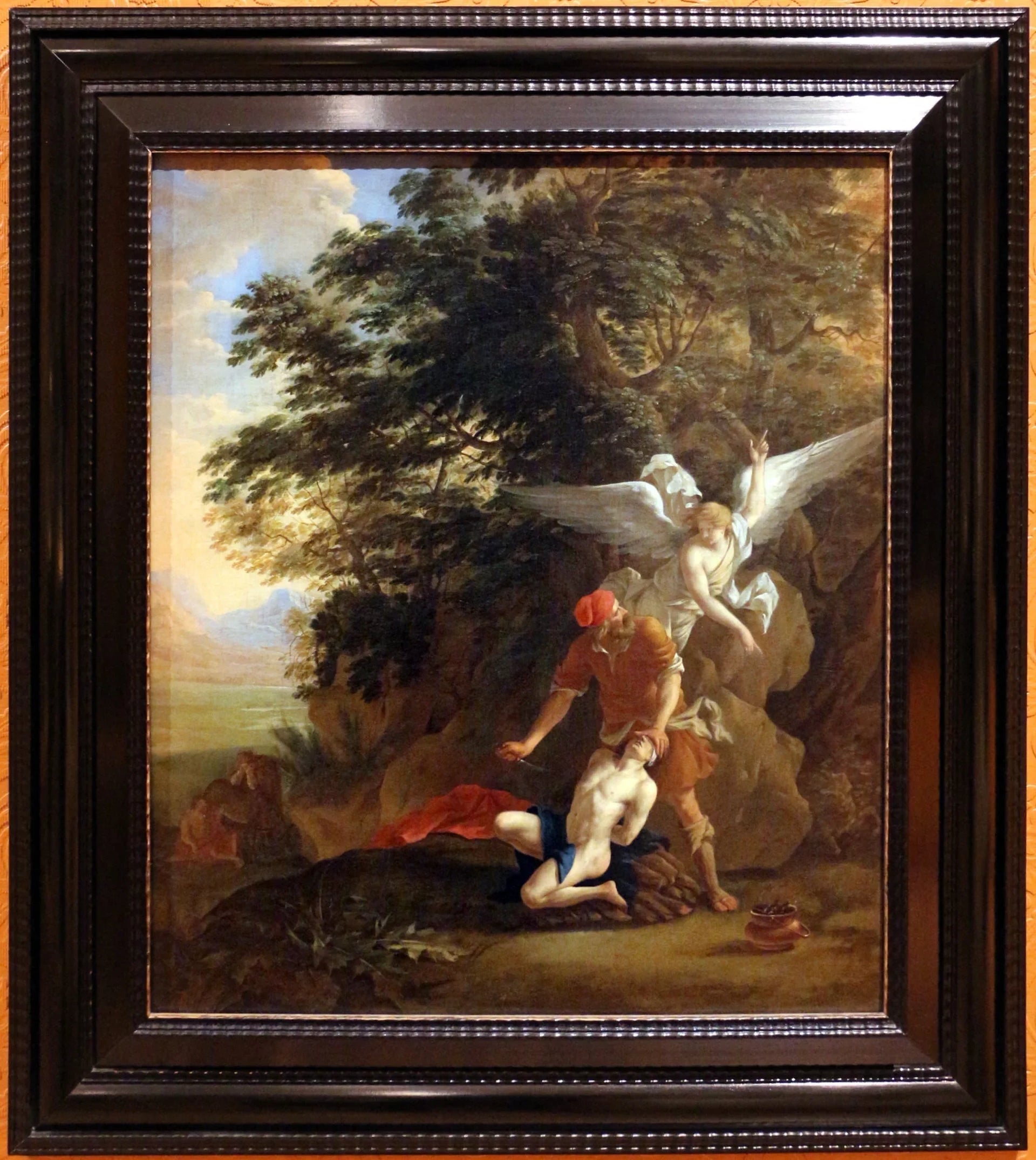 Le Sacrifice d'Isaac - Simon Vouet image 1 copie peinte à la main à l’huile