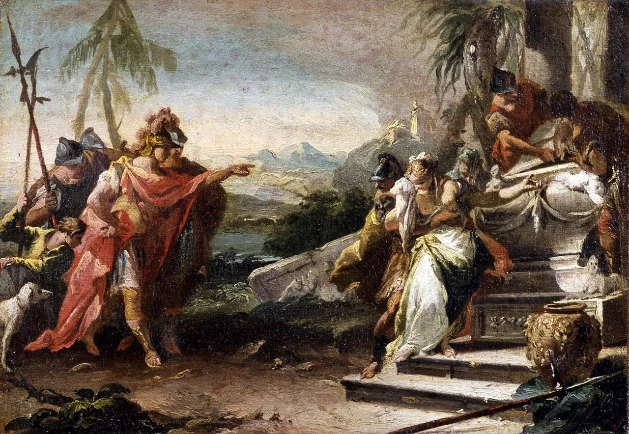 Le sacrifice de Polyxène - Giovanni Battista Pittoni image 1 copie de tableau peinte à la main
