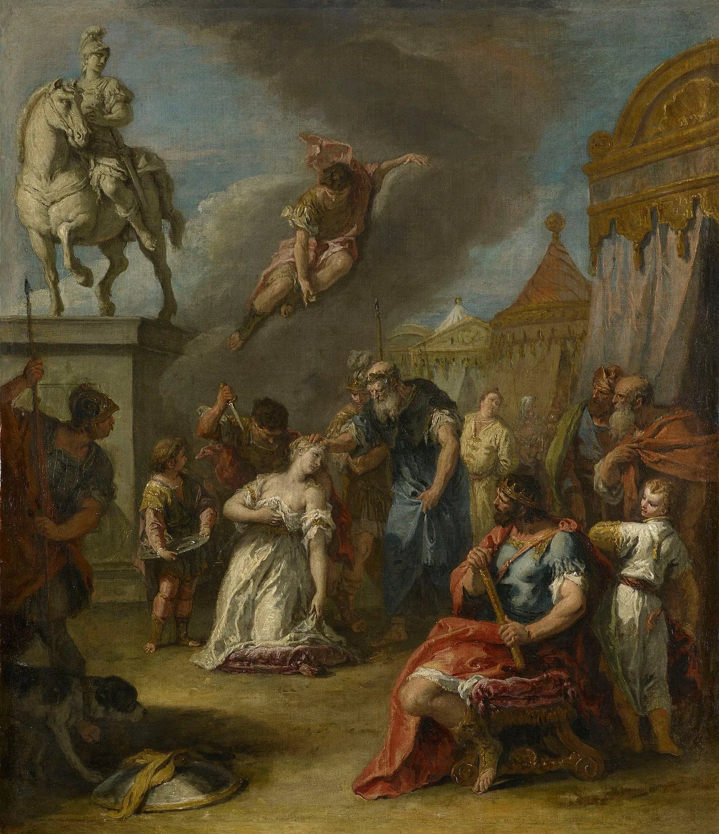 Le sacrifice de Polyxène - Sebastiano Ricci image 1 reproduction de peinture à l’huile