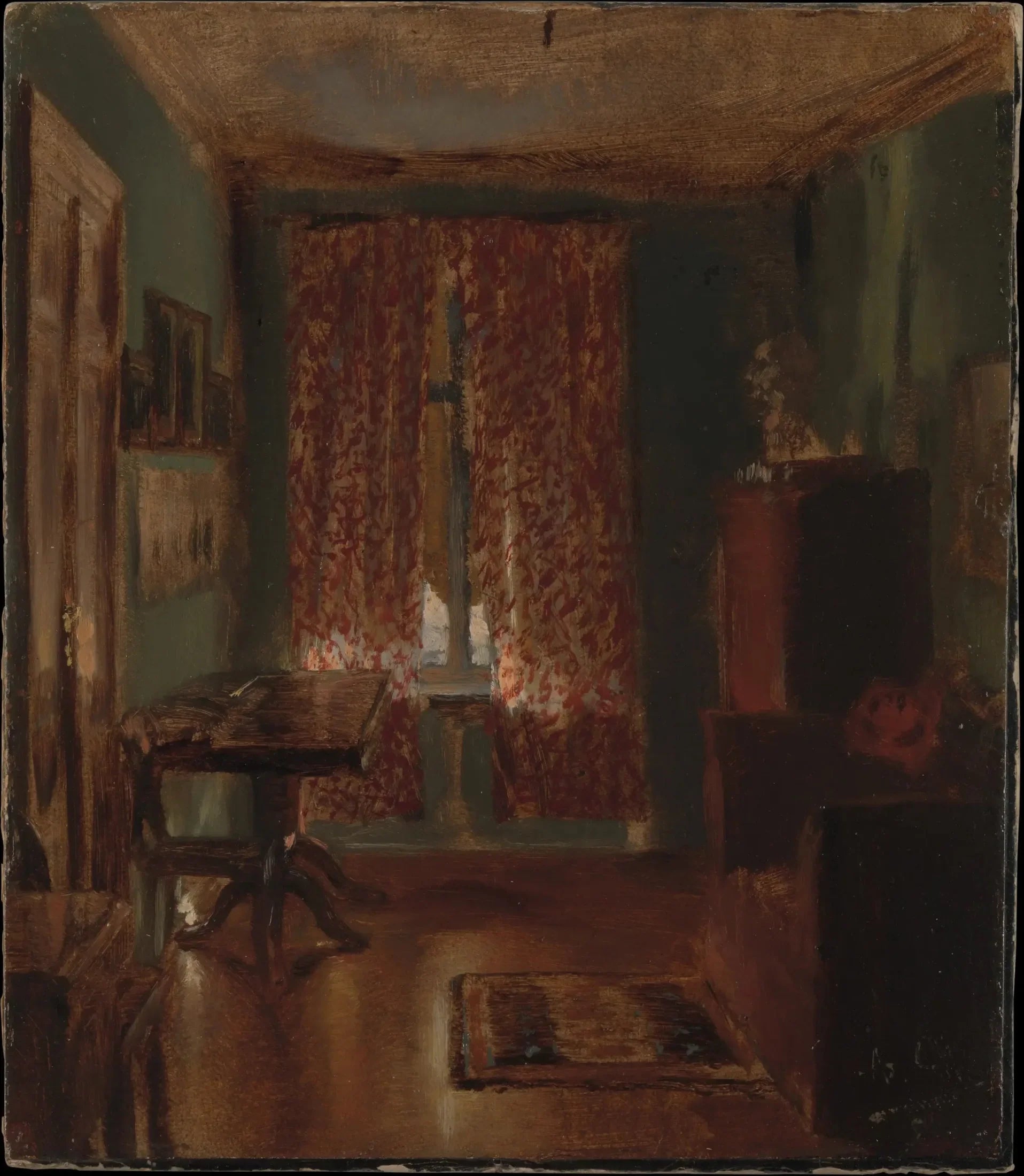 Le salon de l'artiste dans la Ritterstrasse - Adolph von Menzel image 1 reproduction d’œuvre d’art à l’huile