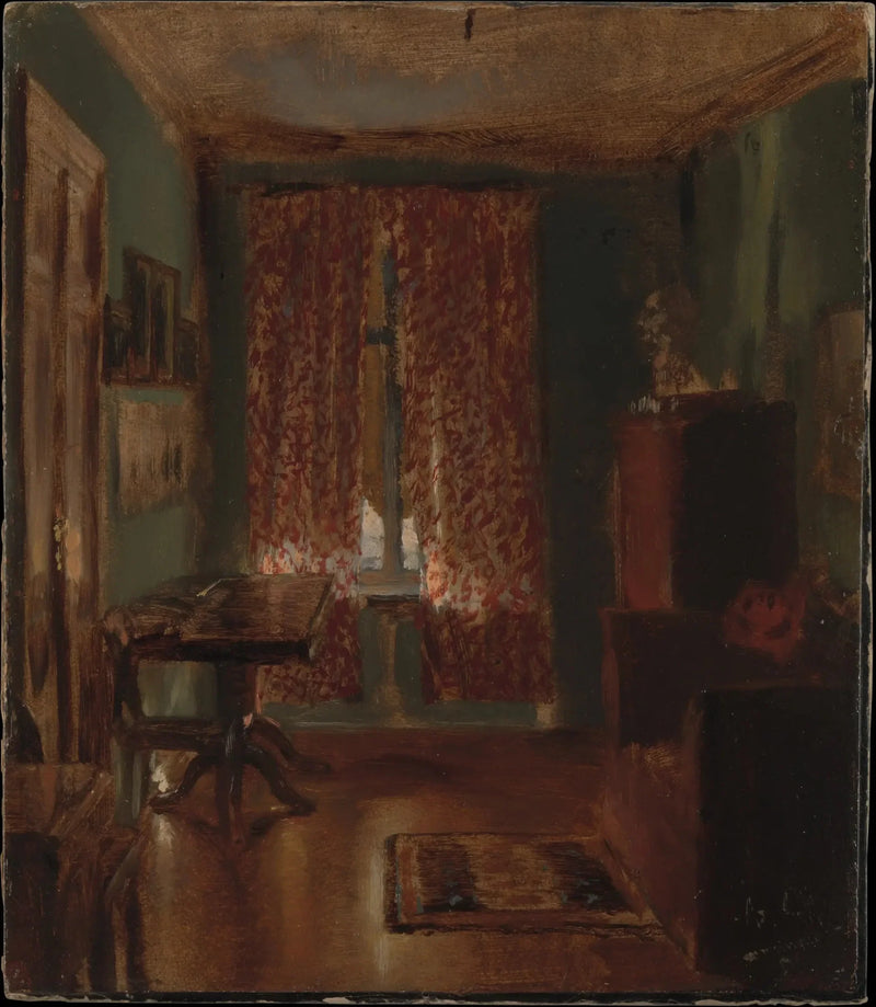 Le salon de l'artiste dans la Ritterstrasse - Adolph von Menzel