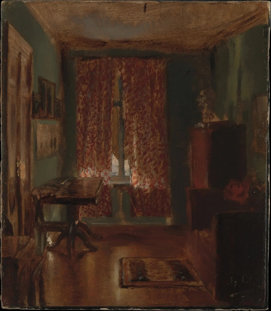 Le salon de l'artiste dans la Ritterstrasse - Adolph von Menzel