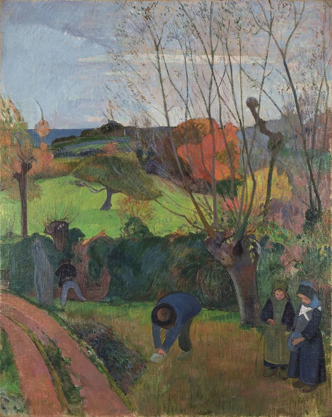 Le saule - Paul Gauguin image 1 reproduction de peinture à l’huile